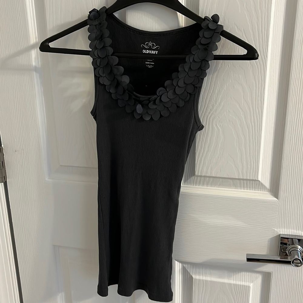 Dark gray tank top